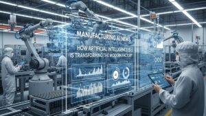 Stay updated with the latest manufacturing AI news covering innovations in predictive maintenance, smart factories