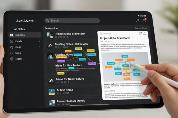 AxelANote: Exploring a Smart Approach to Digital Note Organization and Idea Management