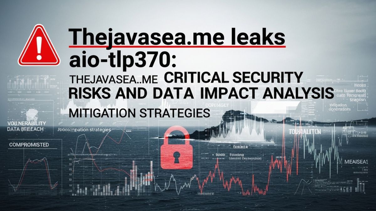 Thejavasea.me leaks aio-tlp370: Critical Security Risks and Data Impact Analysis