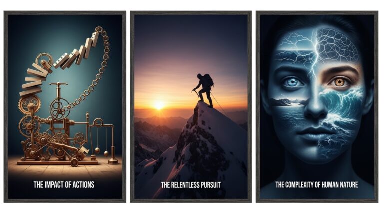 The Impact of Actions, the Relentless Pursuit, and the Complexity of Human Nature